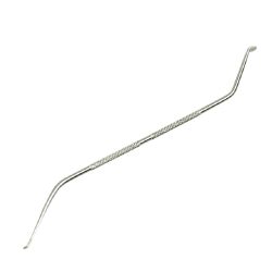 Łyżeczka do przekładania larw metalowa wygięta