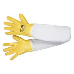 Rękawice pszczelarskie gumowane