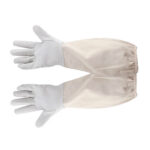 Rękawice pszczelarskie skórzane