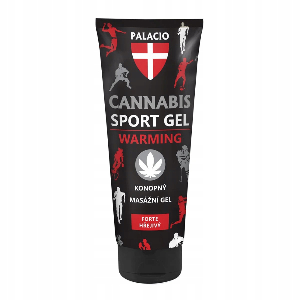 Palacio Cannabis Sport Gel ROZGRZEWAJĄCY żel do masażu mięśni 200 ml