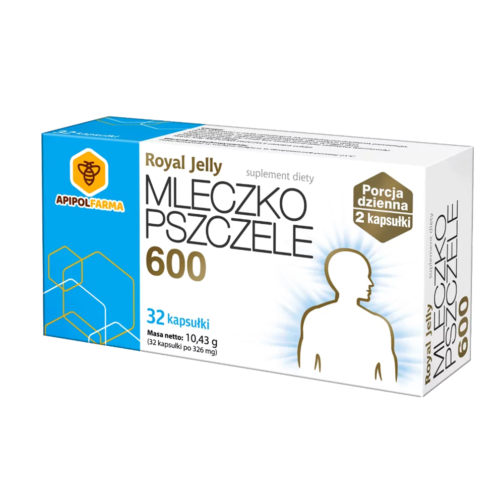 Mleczko Pszczele Royal Jelly 600 – 32 kapsułki