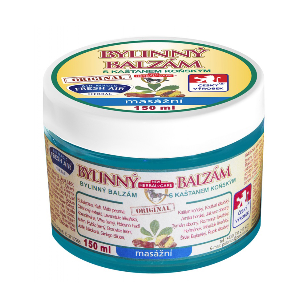 Putorius Ziołowy balsam z kasztanowcem końskim do masażu 150 ml