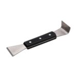 Dłuto z nierdzewnej stali, wyposażone w ergonomiczną rączkę z plastiku