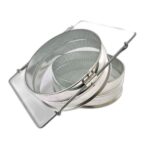 Podwójne cedzidło z oczkami o wymiarach 0,8 x 1,6